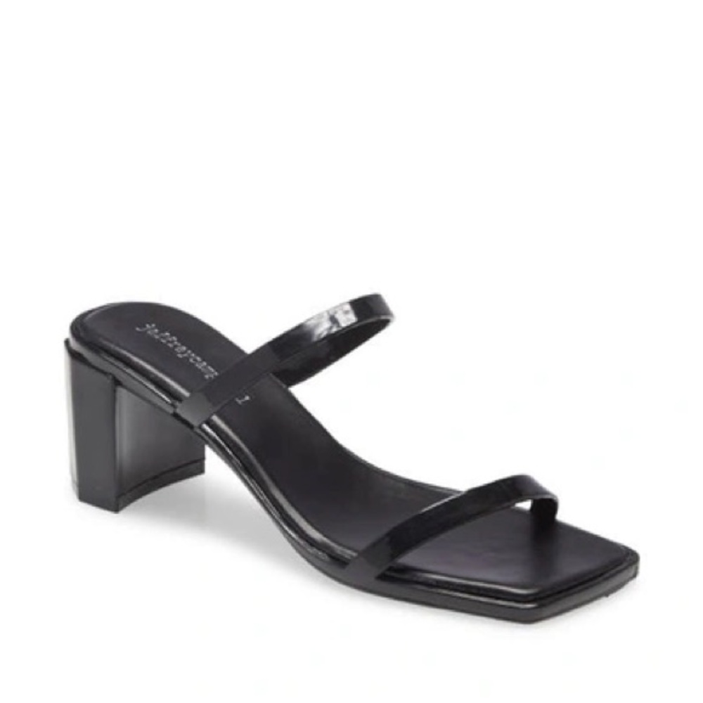 NWOT Jeffrey Campbell Jamm-3 Jelly Slide; Black; Size 8